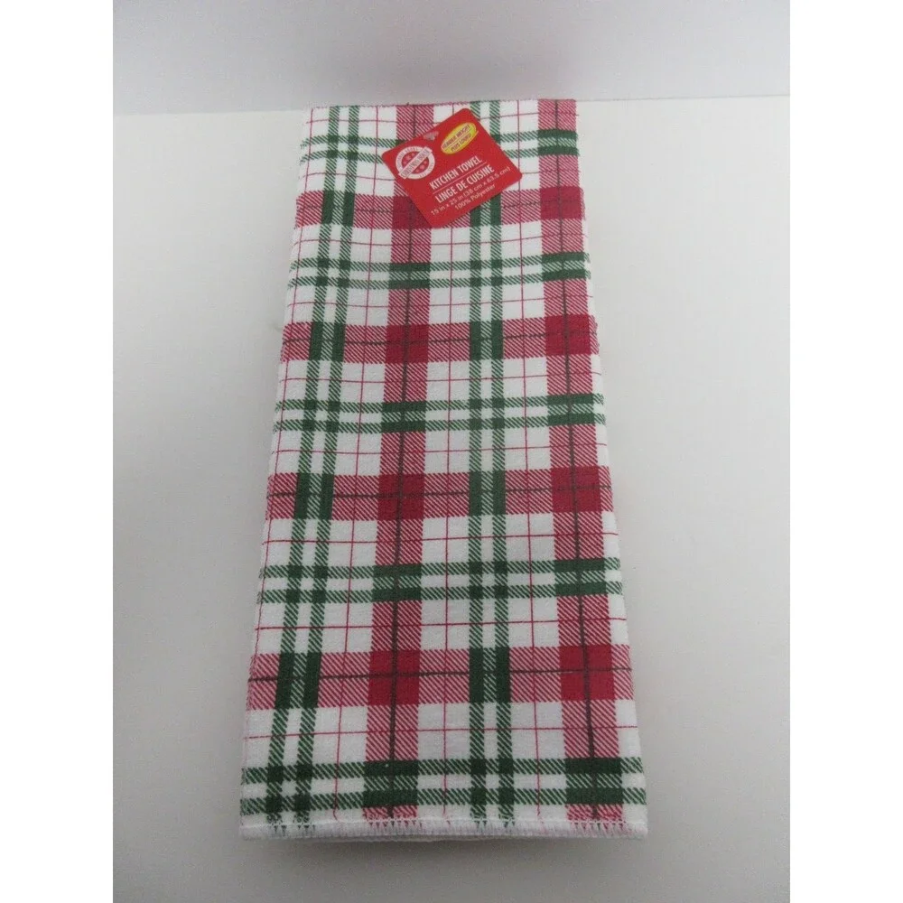5 pc kitchen towel set (2 Kitchen Towels 1 Oven Mitt 2 Potholders Home for Holid